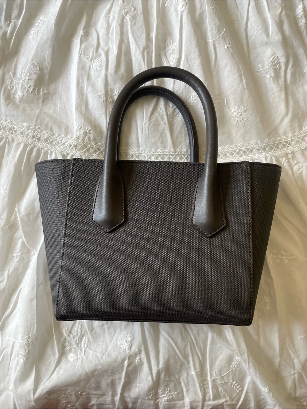 Dagne Dover Classic Tote in Petite Size, Gray